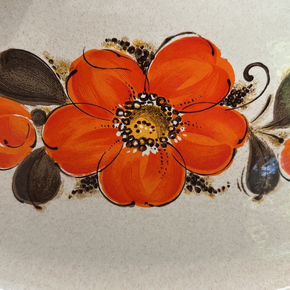 Vintage 70’s Show-pans Sanko Ware made in Japan large serving tray - Picture 2 of 6